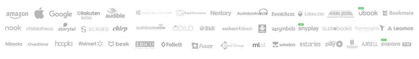 Audiobooks Partner Logos